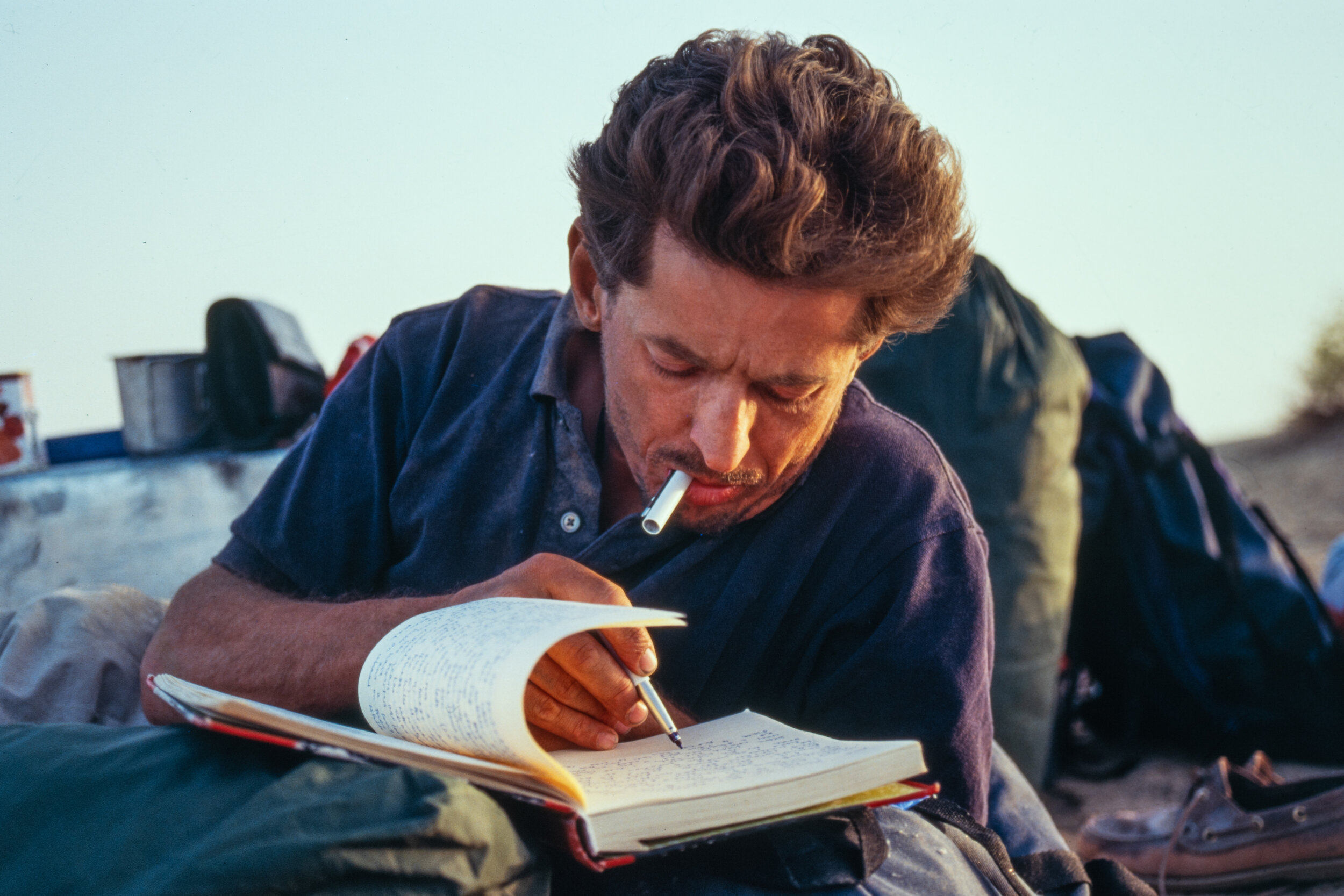  Richard writing in his journal. I’ve never been consistent with journaling but I was on the expedition and I am so grateful that I was. It is fascinating to read back on my experiences and thoughts.  