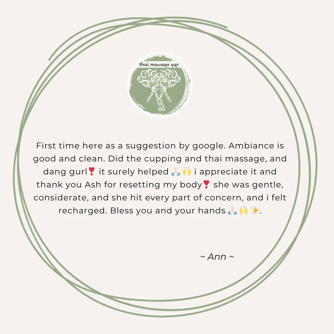 Thank you, to our client Ann, for your glowing feedback about Ash! ⁠
⁠
Your support fuels our passion for wellness. ⁠
⁠
⁠
Link in Bio to book.