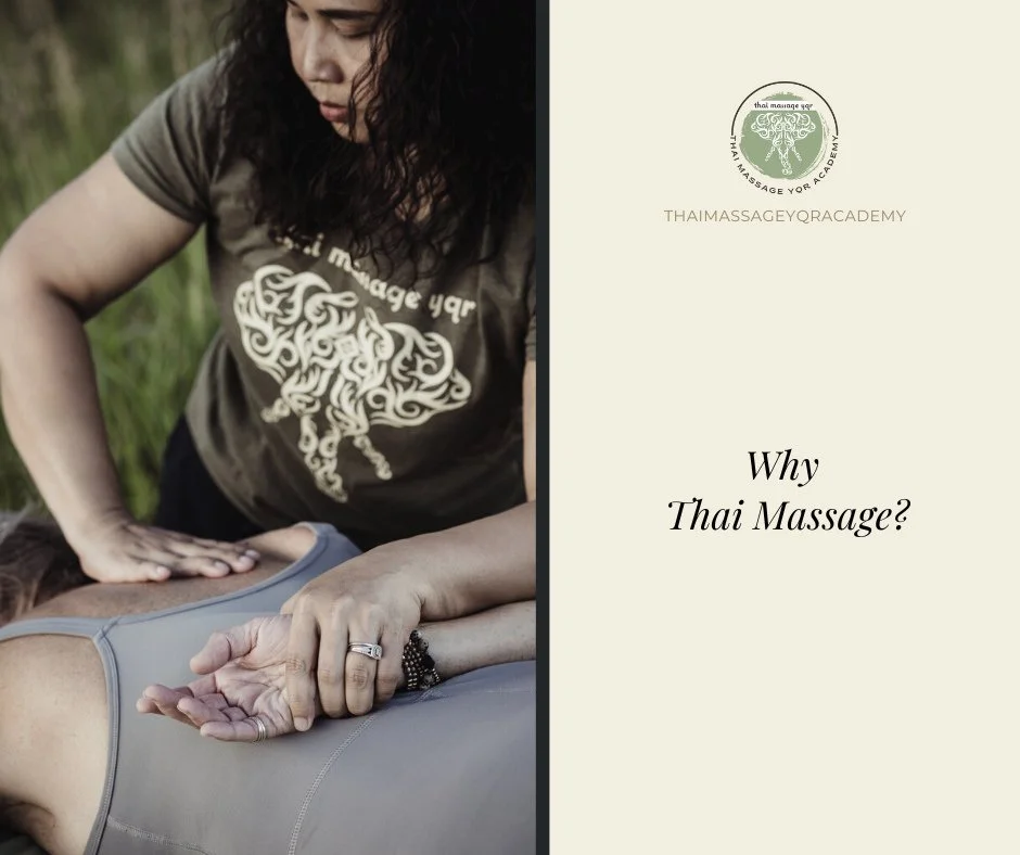 Why Thai Massage? 🌿⁠
⁠
It&rsquo;s more than a massage &mdash; it&rsquo;s assisted stretch, holistic healing, and a career you can take anywhere.⁠
⁠
✅ Help clients release tension and improve mobility⁠
✅ Build a flexible, in-demand wellness career⁠
✅