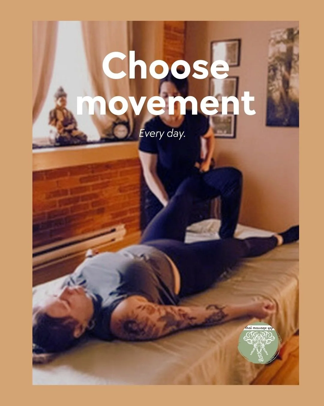Your body responds to how you treat it. ⁠
⁠
Every day.�⁠
⁠
Movement, massage, and proper care add up to long-term mobility, reduced stiffness, and improved quality of life.�⁠
⁠
Take a small step today for your future self.⁠
⁠
Choose movement.⁠
⁠
New 