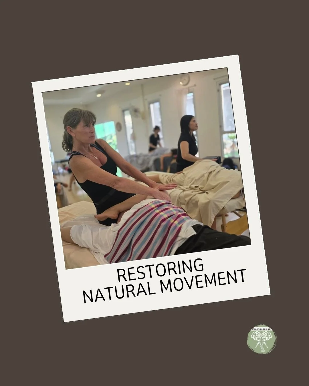 Thai Massage isn&rsquo;t about forcing flexibility.⁠
It&rsquo;s about restoring natural movement.⁠
⁠
Your body already knows how to move.⁠
It just gets restricted over time &mdash; from sitting, training hard, stress, or repetition.⁠
⁠
Thai Massage u