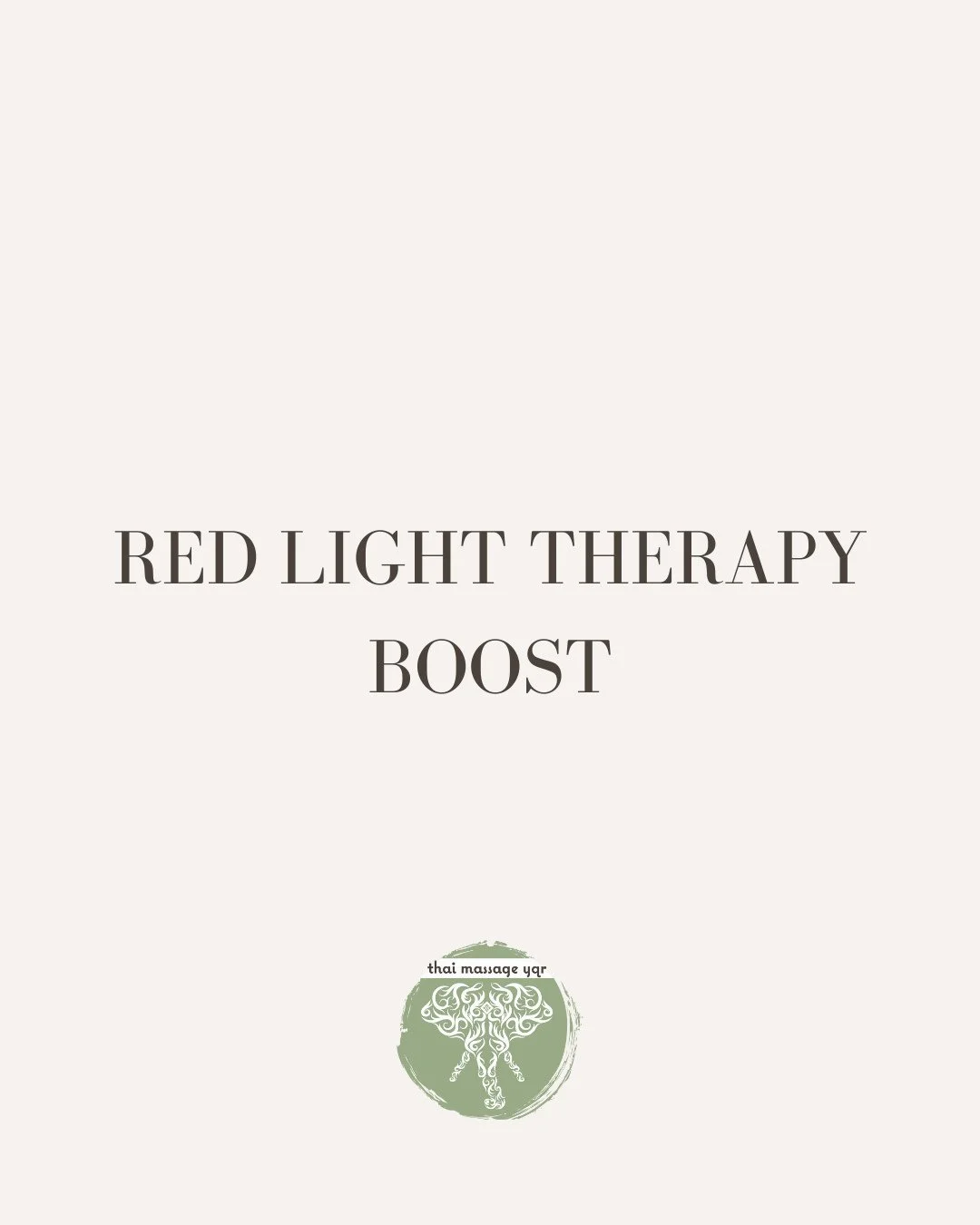 Enhance your Thai Massage or foot massage with Red Light Therapy.⁠
Supports recovery, reduces tension, improves circulation, and helps your body feel lighter.⁠
⁠
It&rsquo;s a simple, effective way to upgrade your wellness routine.⁠
⁠
Try it today.  S