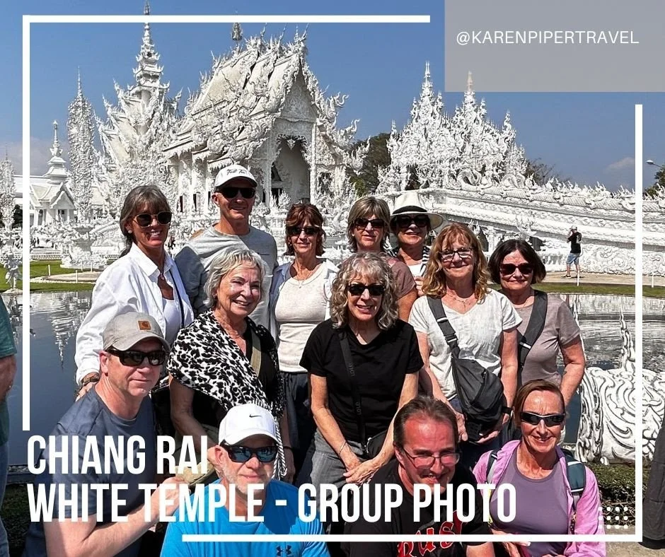 Chiang Rai Temples 🤍💙⁠
⁠
Today was all about contrast.⁠
⁠
The White Temple.⁠
Bright. Detailed. Almost unreal.⁠
⁠
Every inch tells a story.⁠
Symbolic. Modern. Thought-provoking.⁠
⁠
Then the Blue Temple.⁠
Deep sapphire tones.⁠
Gold accents.⁠
Calm, ri