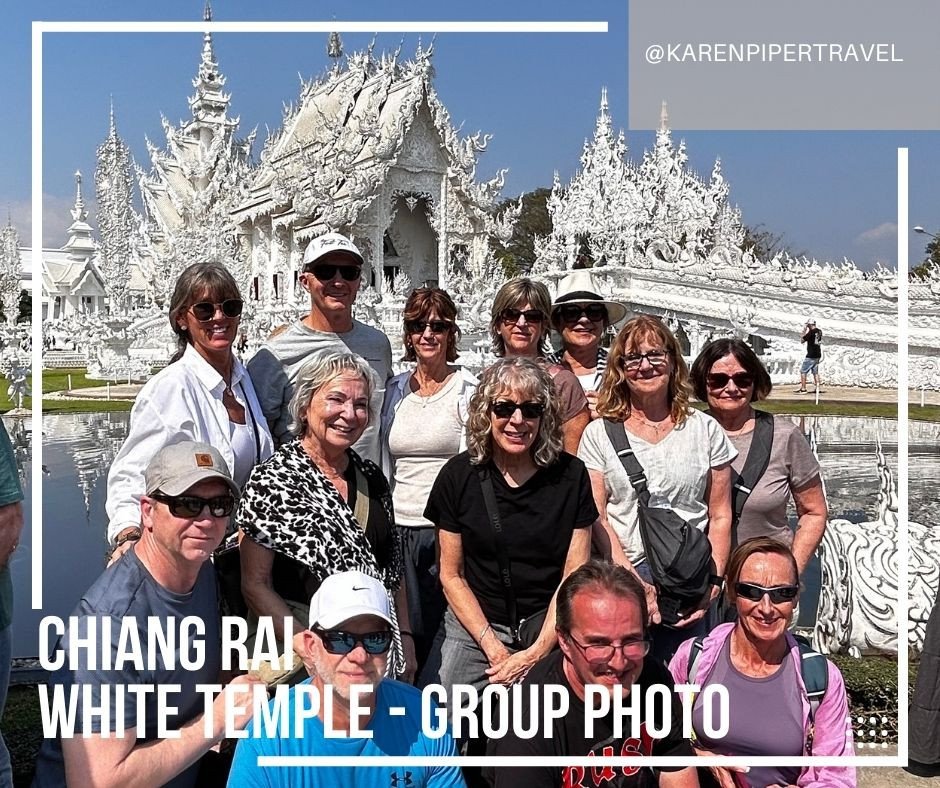 Chiang Rai Temples 🤍💙⁠
⁠
Today was all about contrast.⁠
⁠
The White Temple.⁠
Bright. Detailed. Almost unreal.⁠
⁠
Every inch tells a story.⁠
Symbolic. Modern. Thought-provoking.⁠
⁠
Then the Blue Temple.⁠
Deep sapphire tones.⁠
Gold accents.⁠
Calm, ri