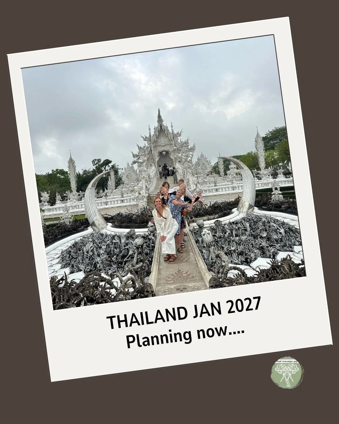 Join me in Thailand.⁠
⁠
January 13&ndash;27, 2027.⁠
⁠
This trip blends culture, movement, and unforgettable experiences.⁠
⁠
One highlight is visiting the stunning White Temple in Chiang Rai.⁠
A modern masterpiece and one of the most unique temples in