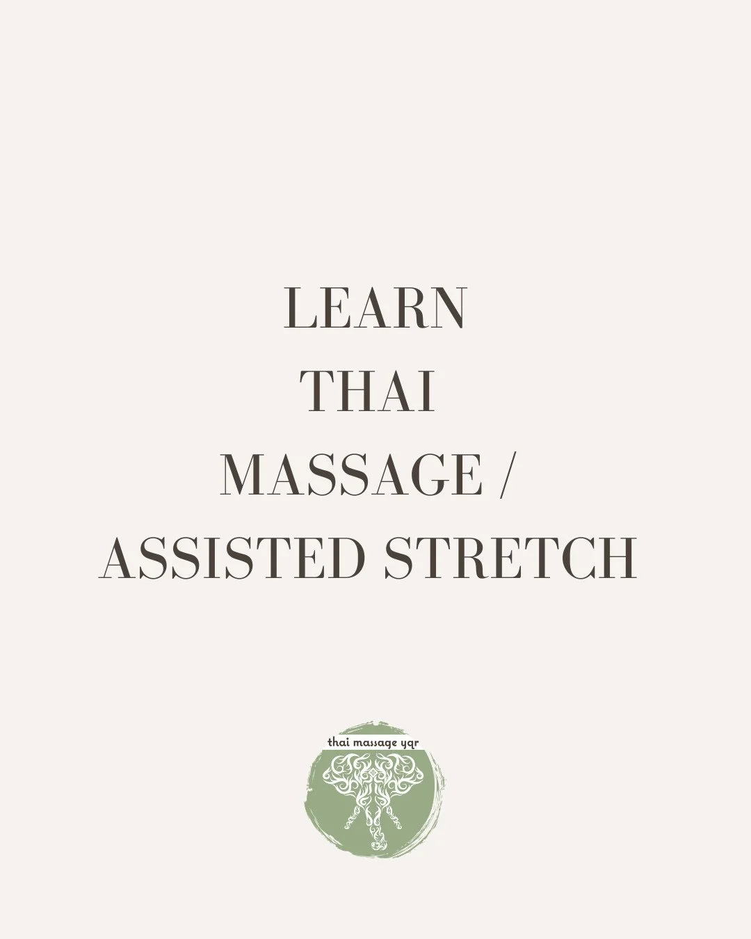 LEARN THAI MASSAGE⁠
⁠
Private training available.⁠
⁠
If you&rsquo;ve ever thought about expanding your skills or learning something new, this is your entry point.⁠
⁠
Hands-on. Practical. Real results.⁠
⁠
DM to get more information. ⁠
⁠