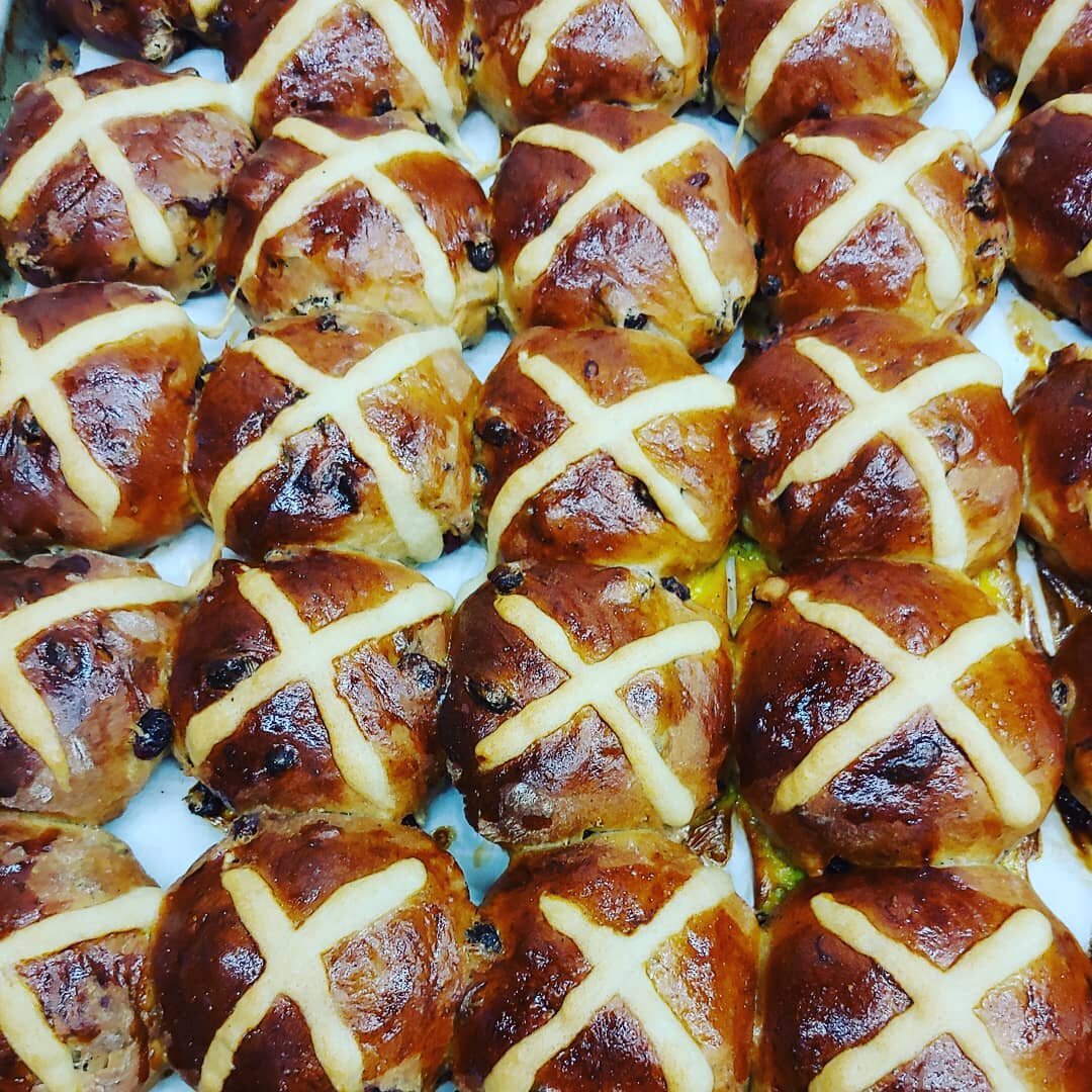 That's all folks - the year's last batch of hot cross buns