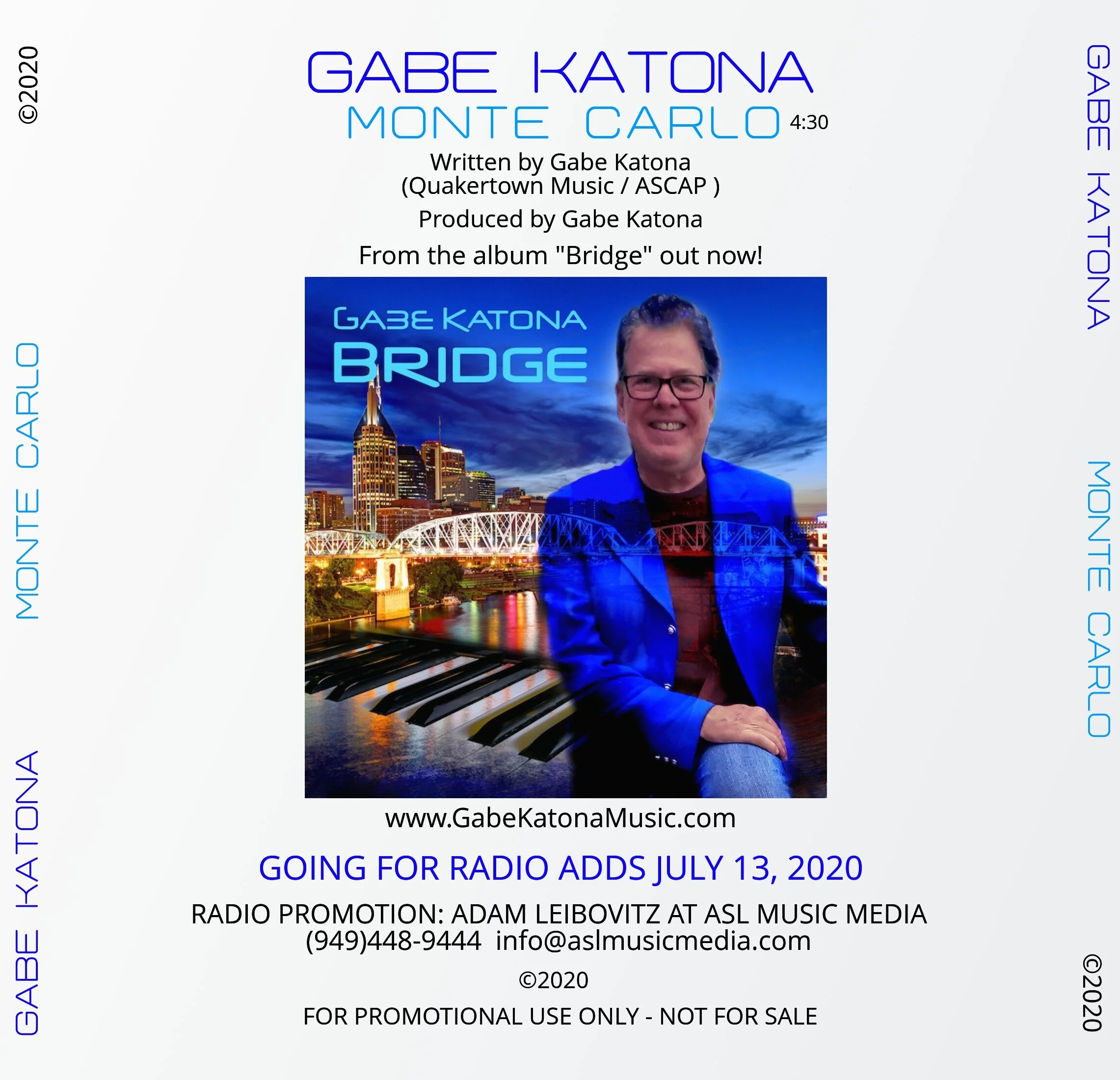 New Single "Monte Carlo" Goes to Radio