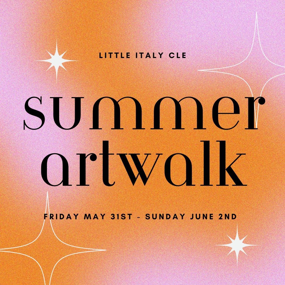 🍝🍷🎨 Get ready for the Summer Art Walk! 🚶&zwj;♀️🚶&zwj;♂️ Stroll through the charming streets of Little Italy and explore the vibrant local galleries, engage with friendly merchants, and relish the flavors offered by neighborhood restaurants.🍝🍷?