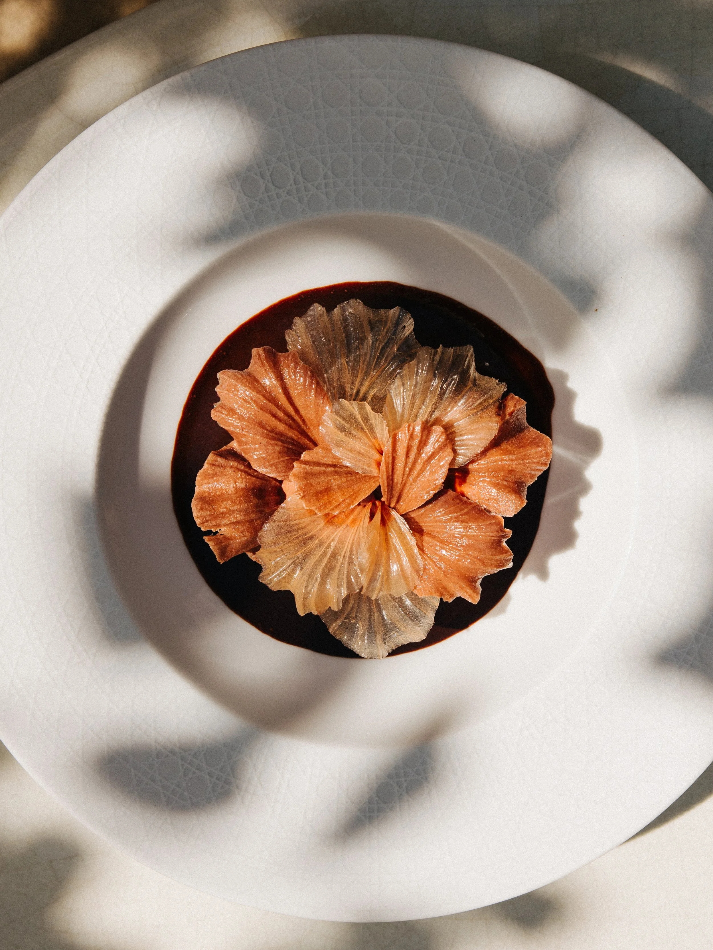 New work for Monsieur @dior by @maurocolagreco. 
St. Tropez, France.
&bull;
Restaurant: @monsieurdiorsttropez 
Chef: @maurocolagreco @albert.cuina 
Pastry: @camilacanturios 
Art Direction and Styling: @anastasialange