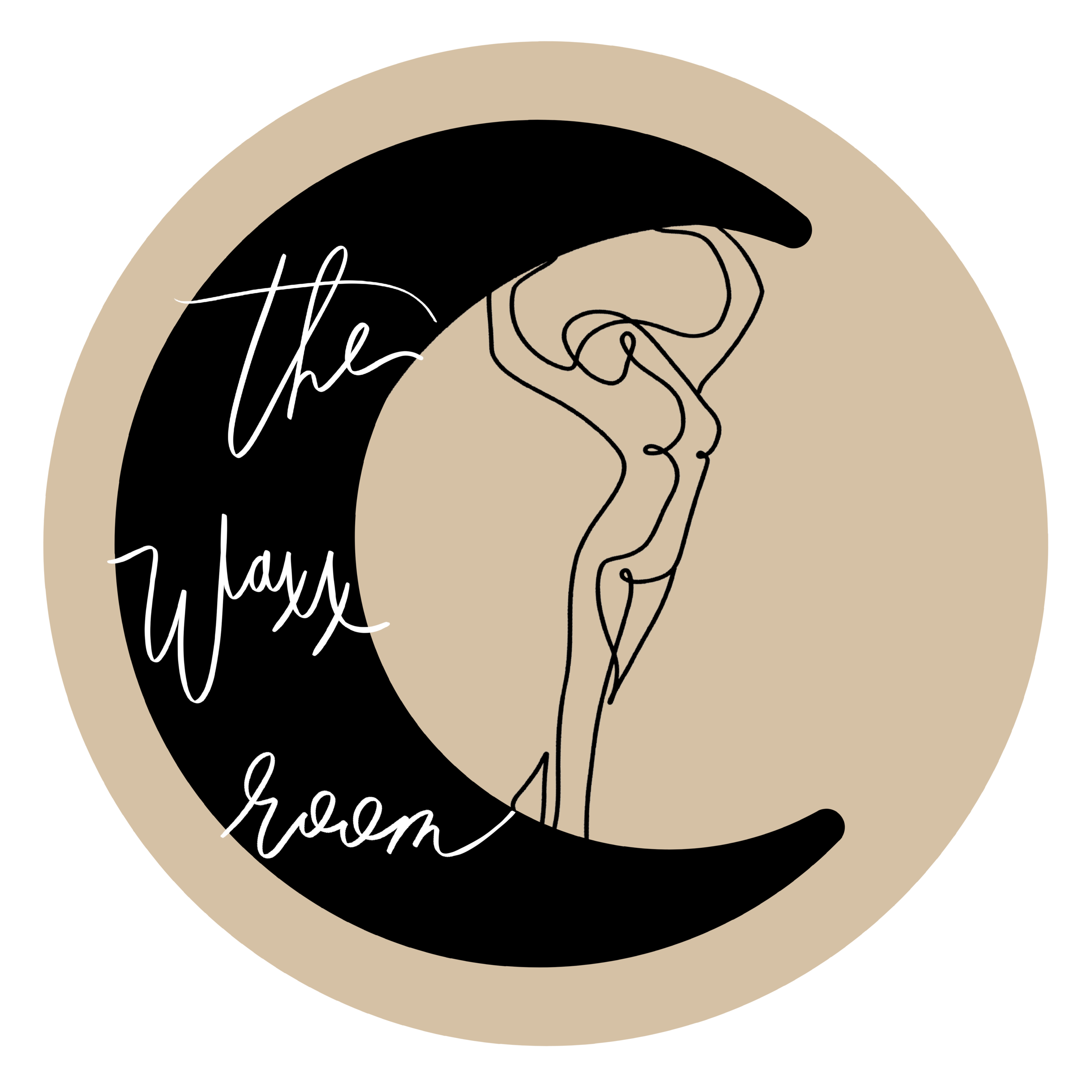 The Waxx Room custom logo: a waxing studio based in the Bay Area.