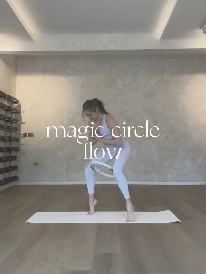 recently new on @sashaalexstudio is this precise yet flowing practice with the magic circle 🪄✨ members I&rsquo;ve loved reading your feedback! tomorrow morning (6am BST) we have a new (spicyyy) barre &amp; Pilates fusion going live! Comment START to