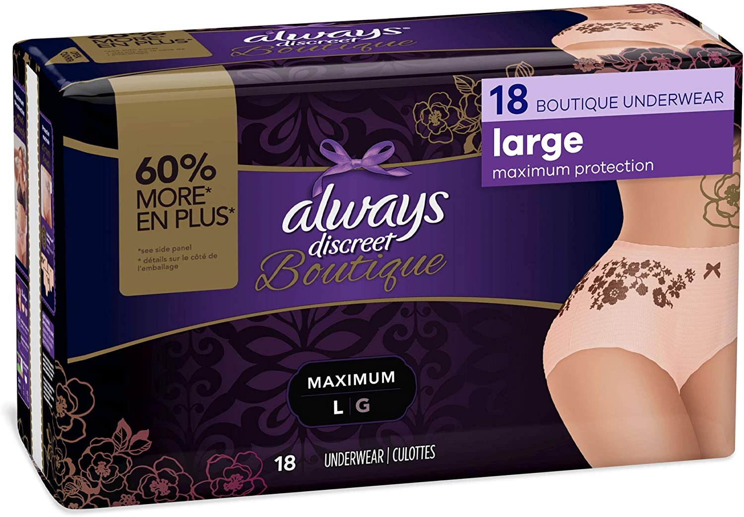 Always Discreet Boutique Postpartum Underwear- GREAT for right after delivery