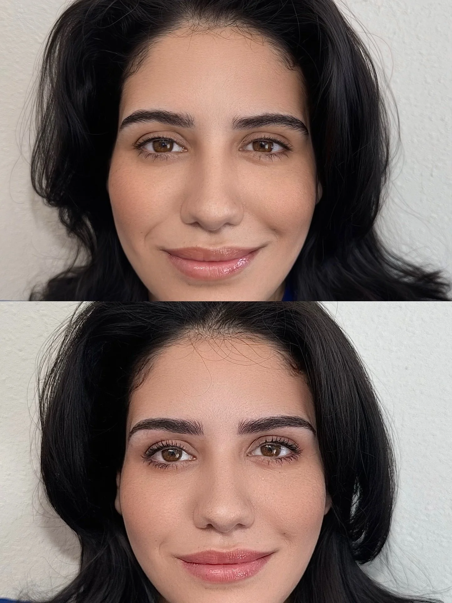 The best feeling is when your friends trust you to do their brows! Isn&rsquo;t she gorgeous!?