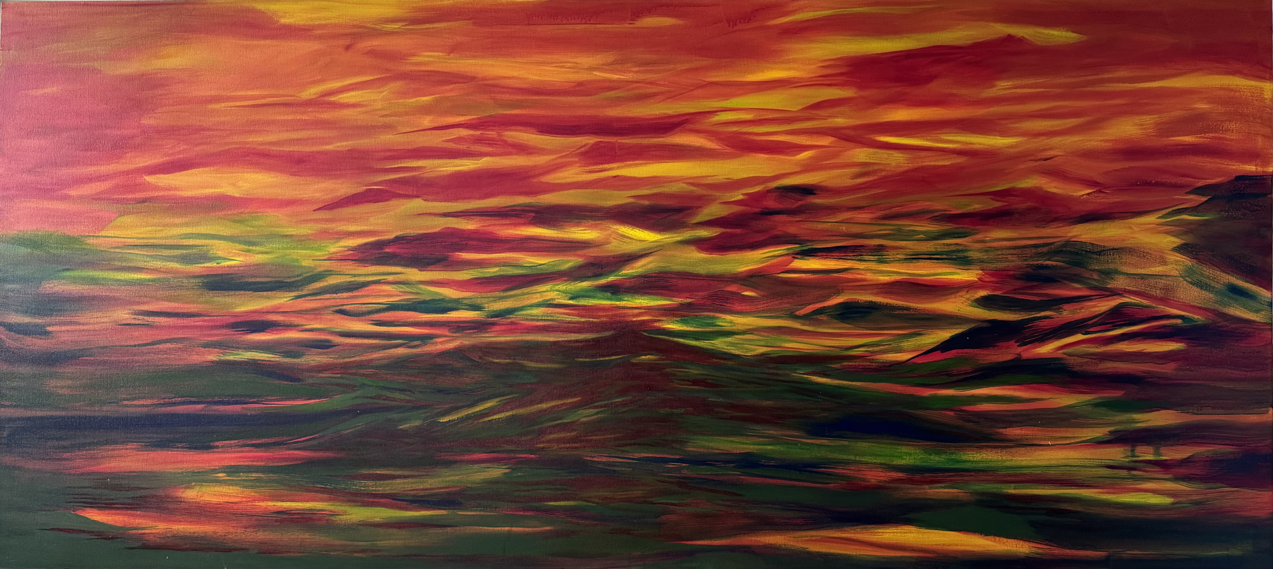 "Expanse", 2025, 43" x 96"