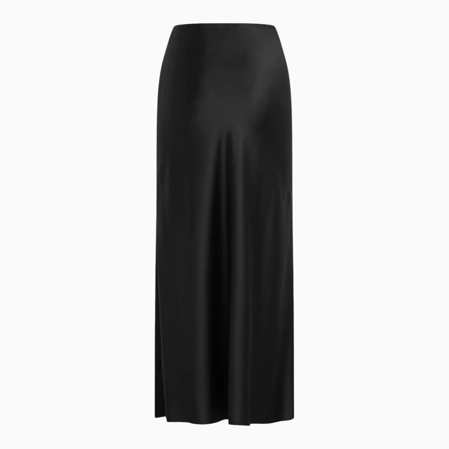 Black Satin Skirt
