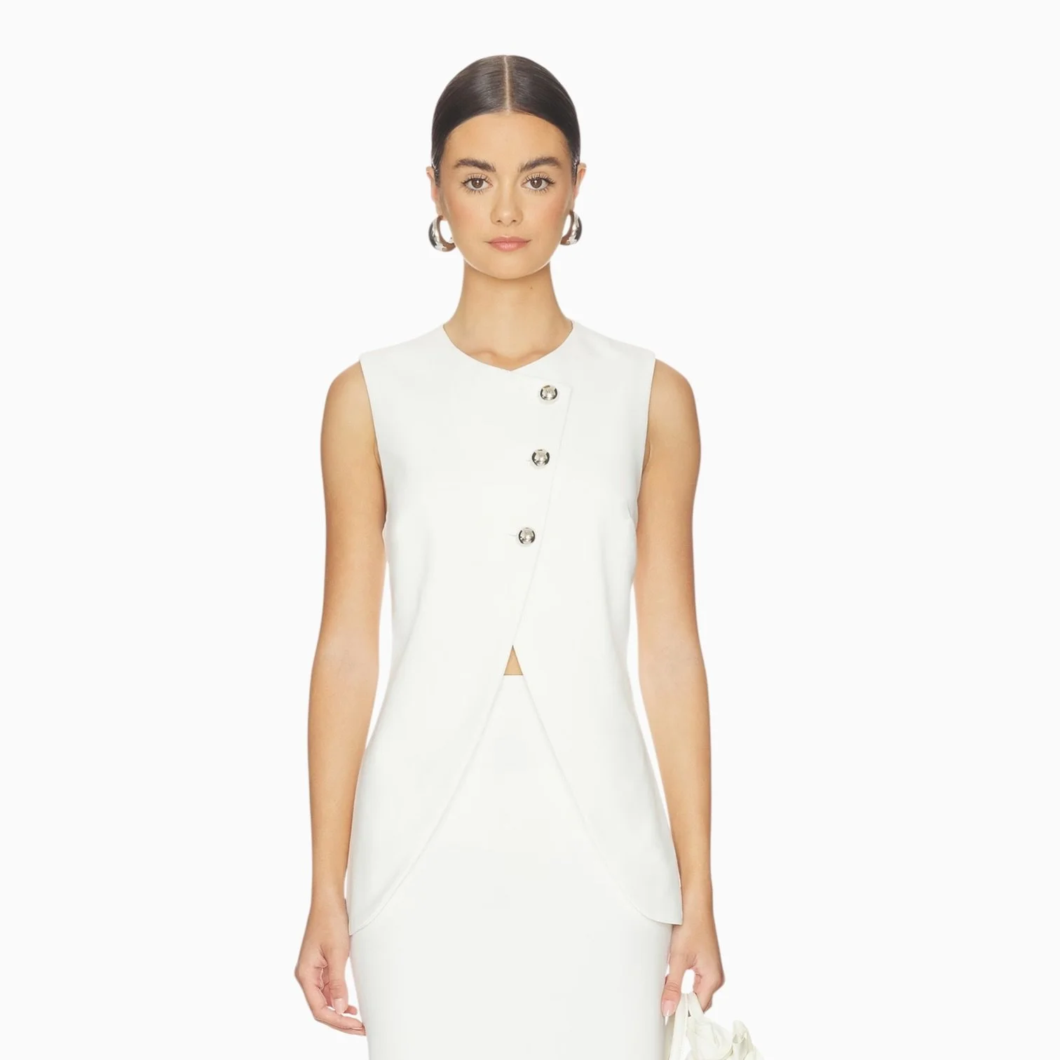 Pearl Asymmetrical Vest