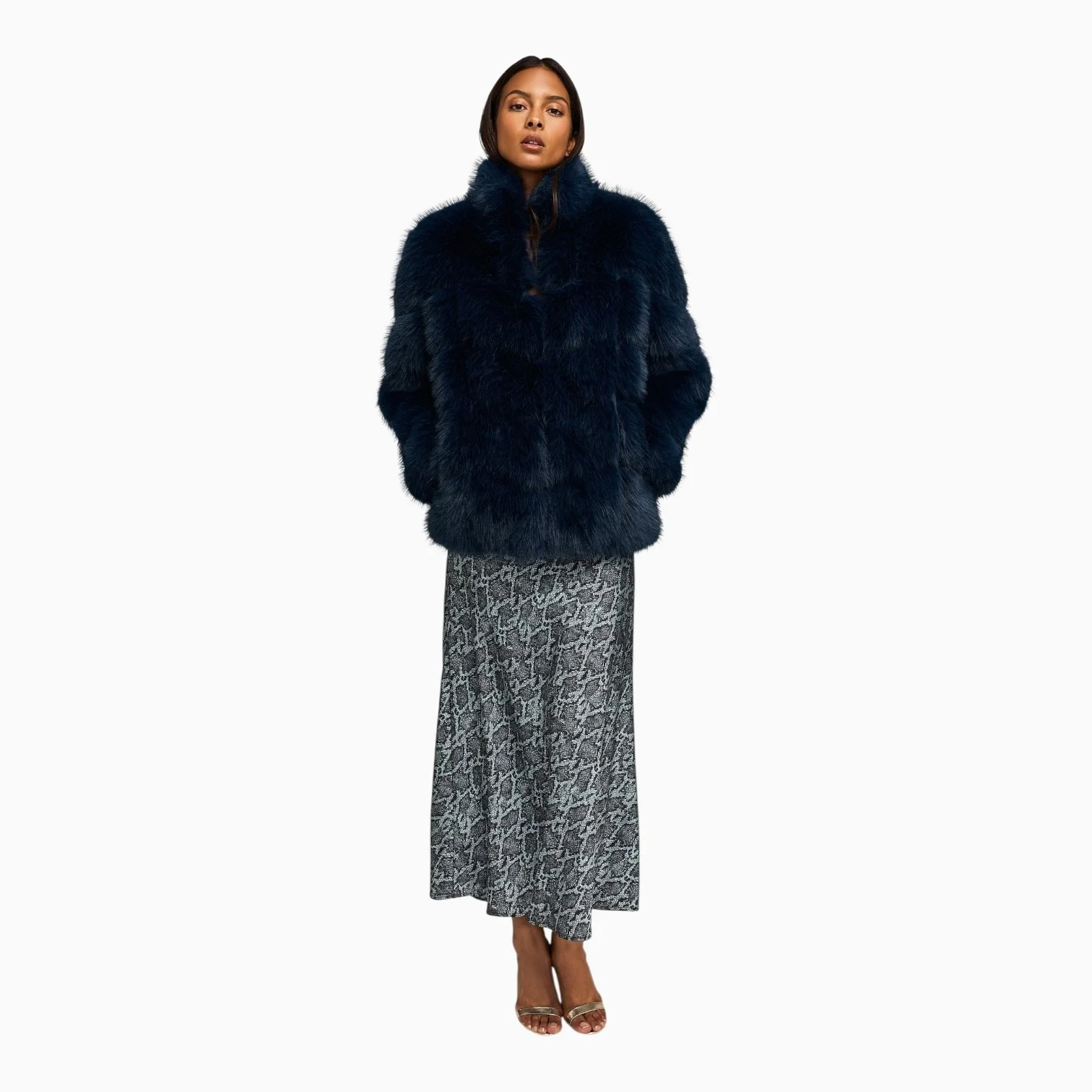 F26_LouisaFauxFurJacket_Peacock_MadeleineSnakeSatinBowDress_ForestPythonMoss1-Photoroom.jpg