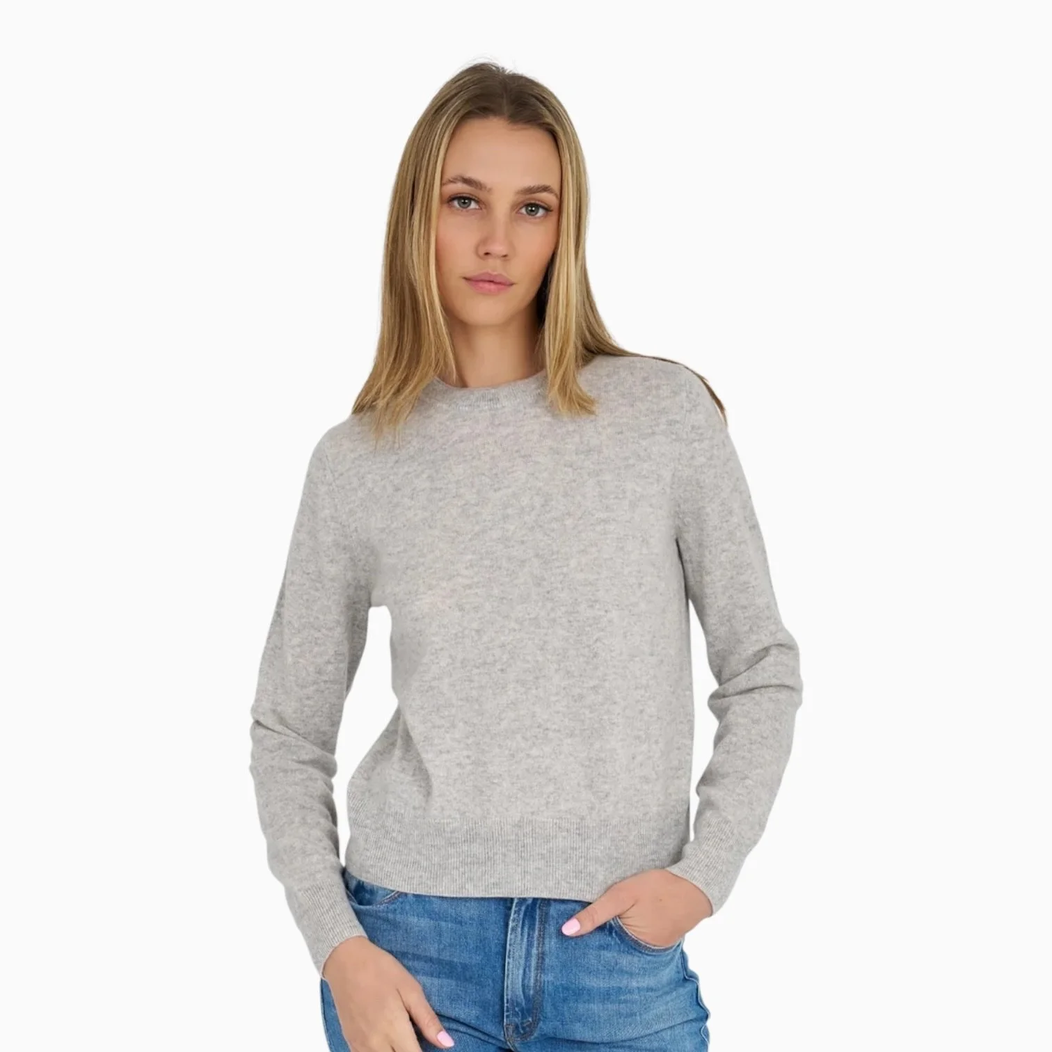 Light Heather Crewneck Pullover