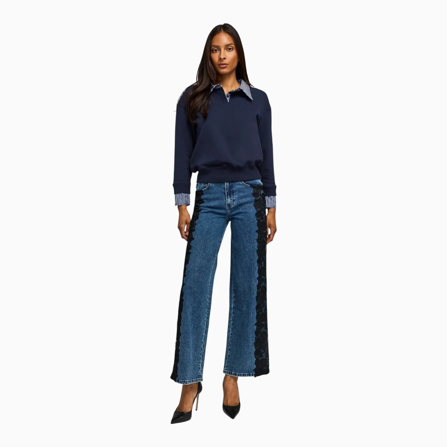 F26_HalliePoplinShirtComboSweatshirt_MidnightNavy.Stripe_GeorgiaLaceComboJeans4-Photoroom.jpg