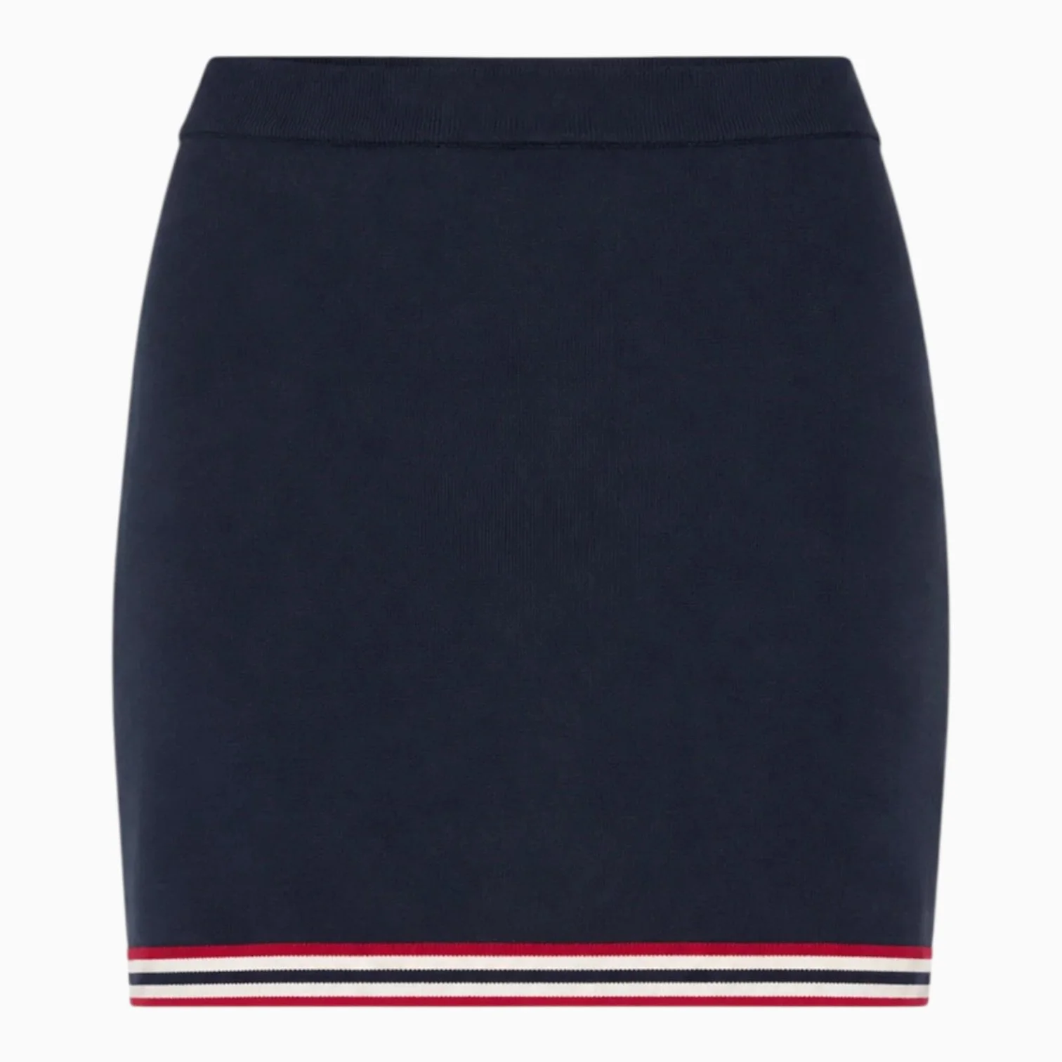 Navy Knit Mini Skort
