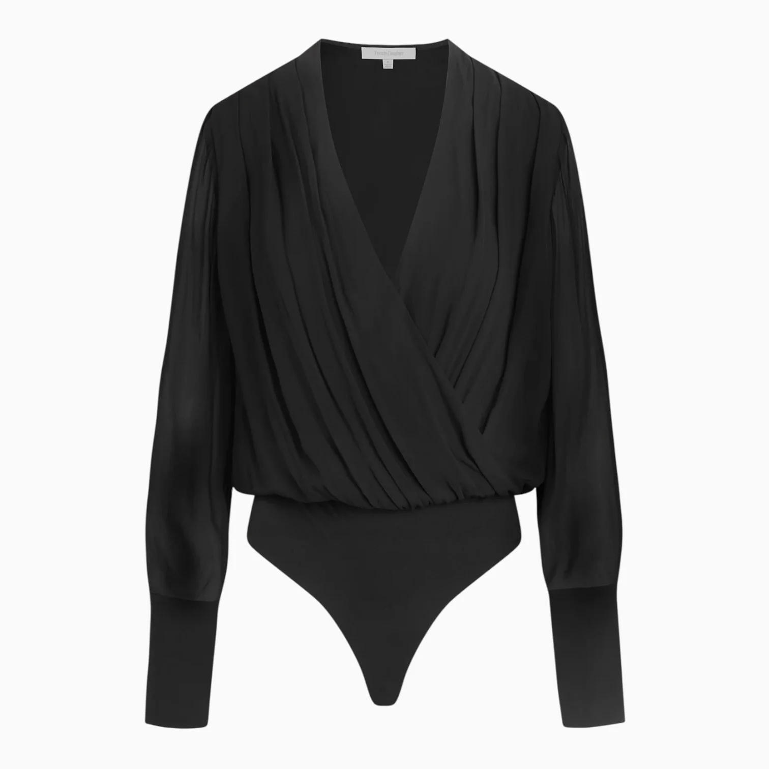 Black Satin Elevated Bodysuit