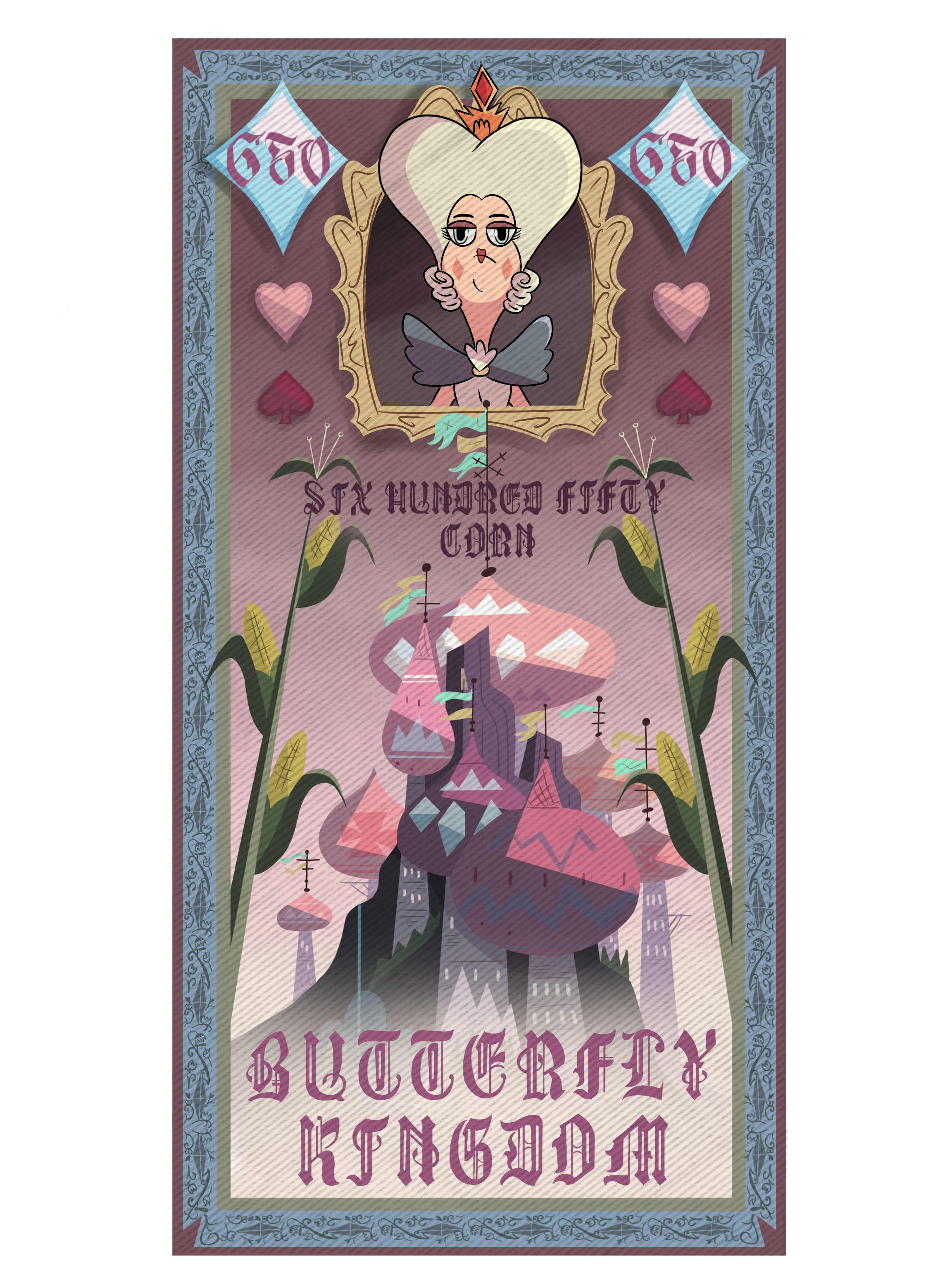 Butterfly Kingdom 650 Corn Note front