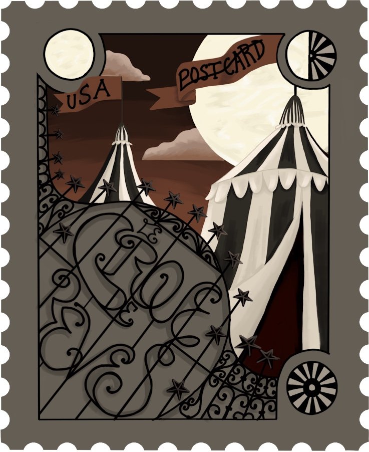 Cirque de Reves Stamp