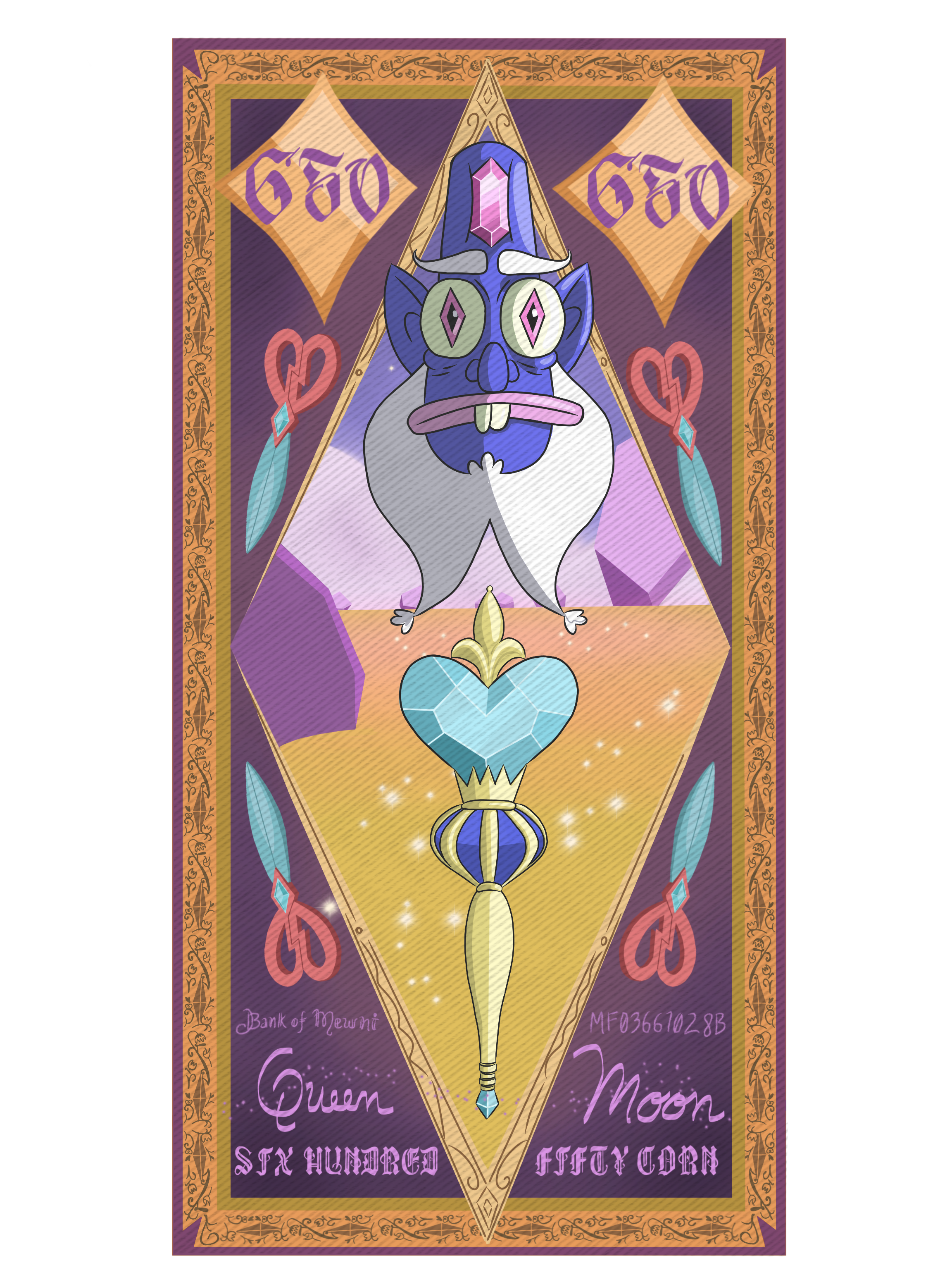 Butterfly Kingdom 650 Corn Note back