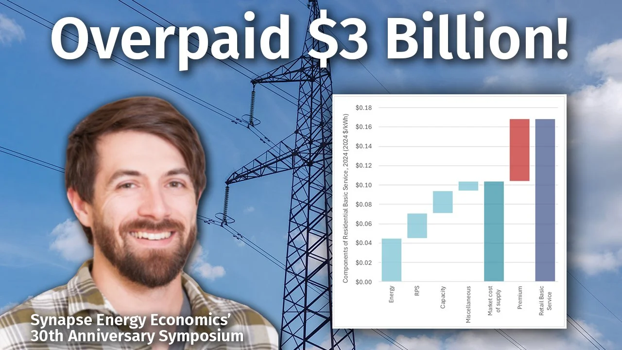 Massachusetts Customers are Overpaying for Electricity(w/Pat Knight) Synapse Energy Economics’ 30th Symposium