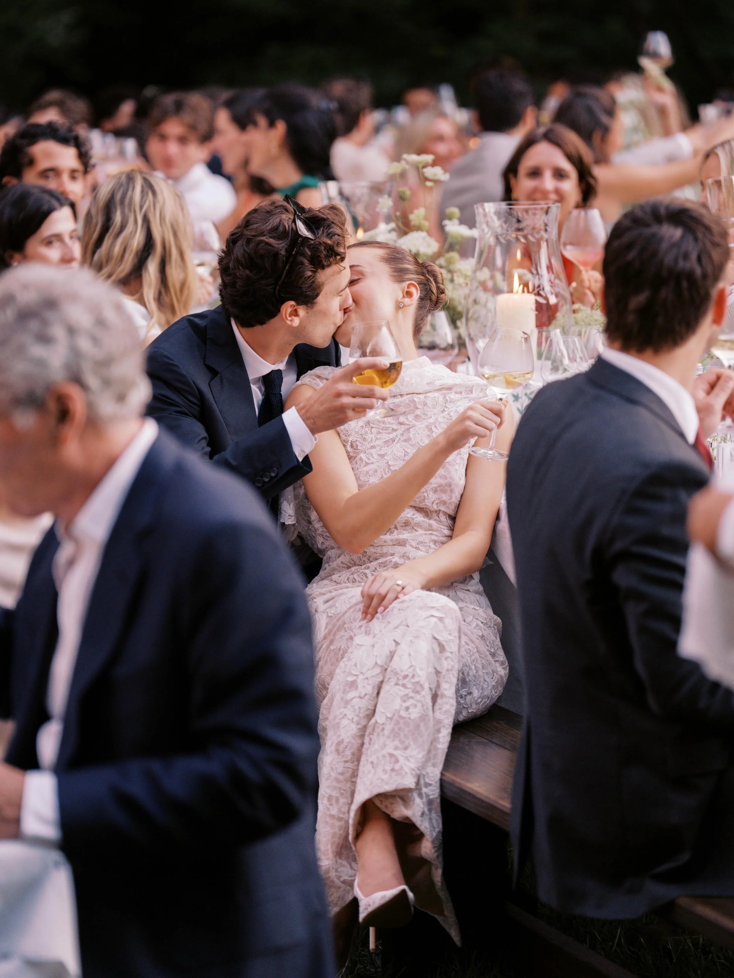 As we head into summer, we&rsquo;re reflecting on one of our favorite celebrations from last year.

E&amp;A opted for an al fresco wedding dinner on Friday evening before celebrating in black-tie fashion on Saturday. Set against the backdrop of @blac