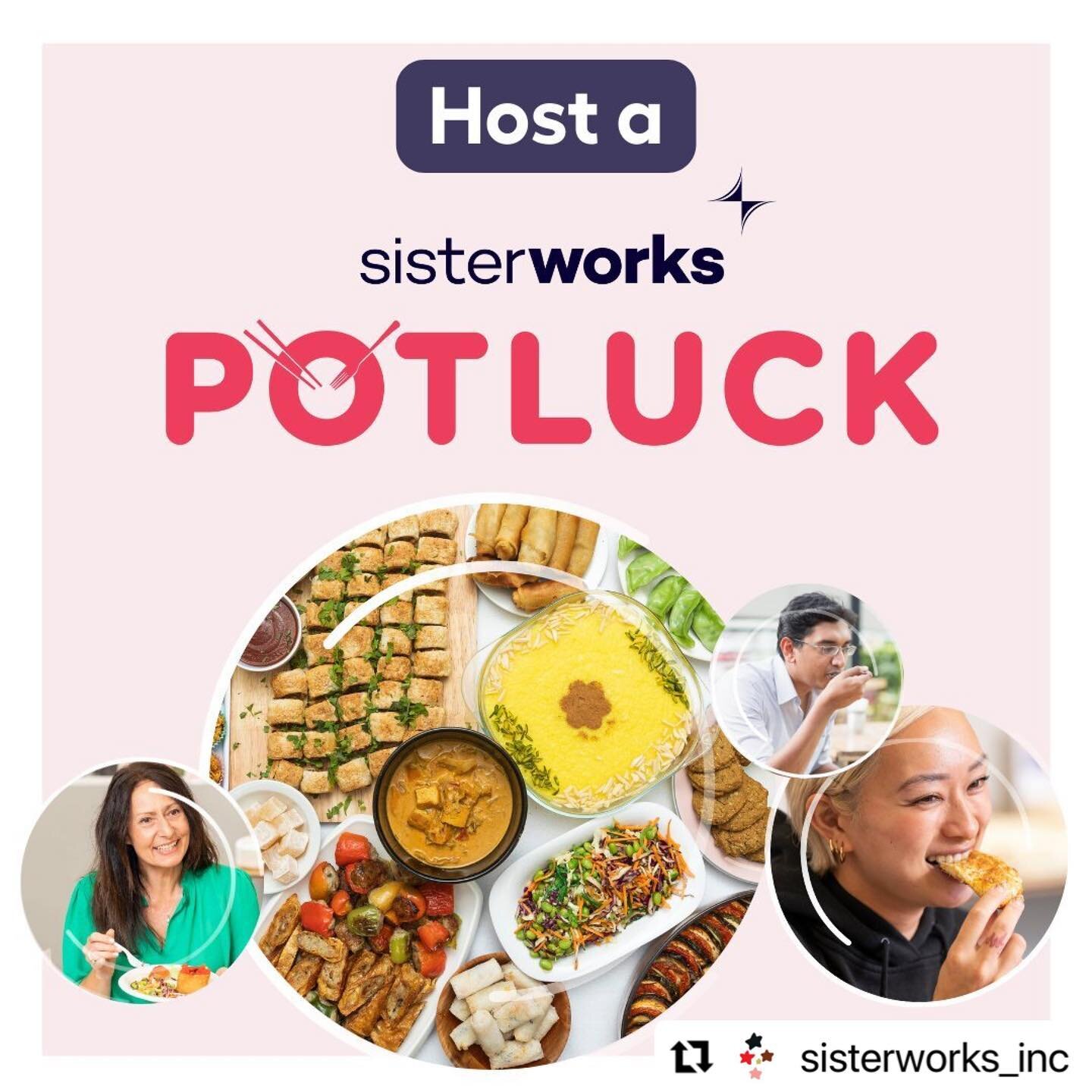 Repost @sisterworks_inc with @use.repost
・・・
SisterWorks Potluck - our new fundraising inititive has just launched! We want you to organise a Potluck/share a plate for your workplace, friends or famly and help raise funds to economically empower migr