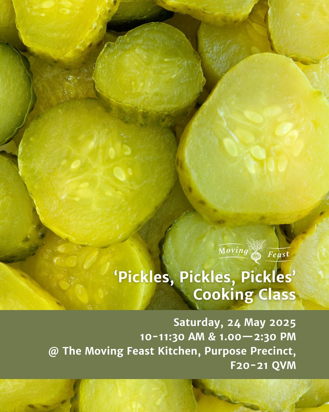 There&rsquo;s no better time than autumn to get stuck into the art of preserving! Join us for a hands-on workshop where you&rsquo;ll learn how to turn over 30 types of fruit and veg into tasty, tangy pickled treats 🥒

It&rsquo;s a brilliant way to c