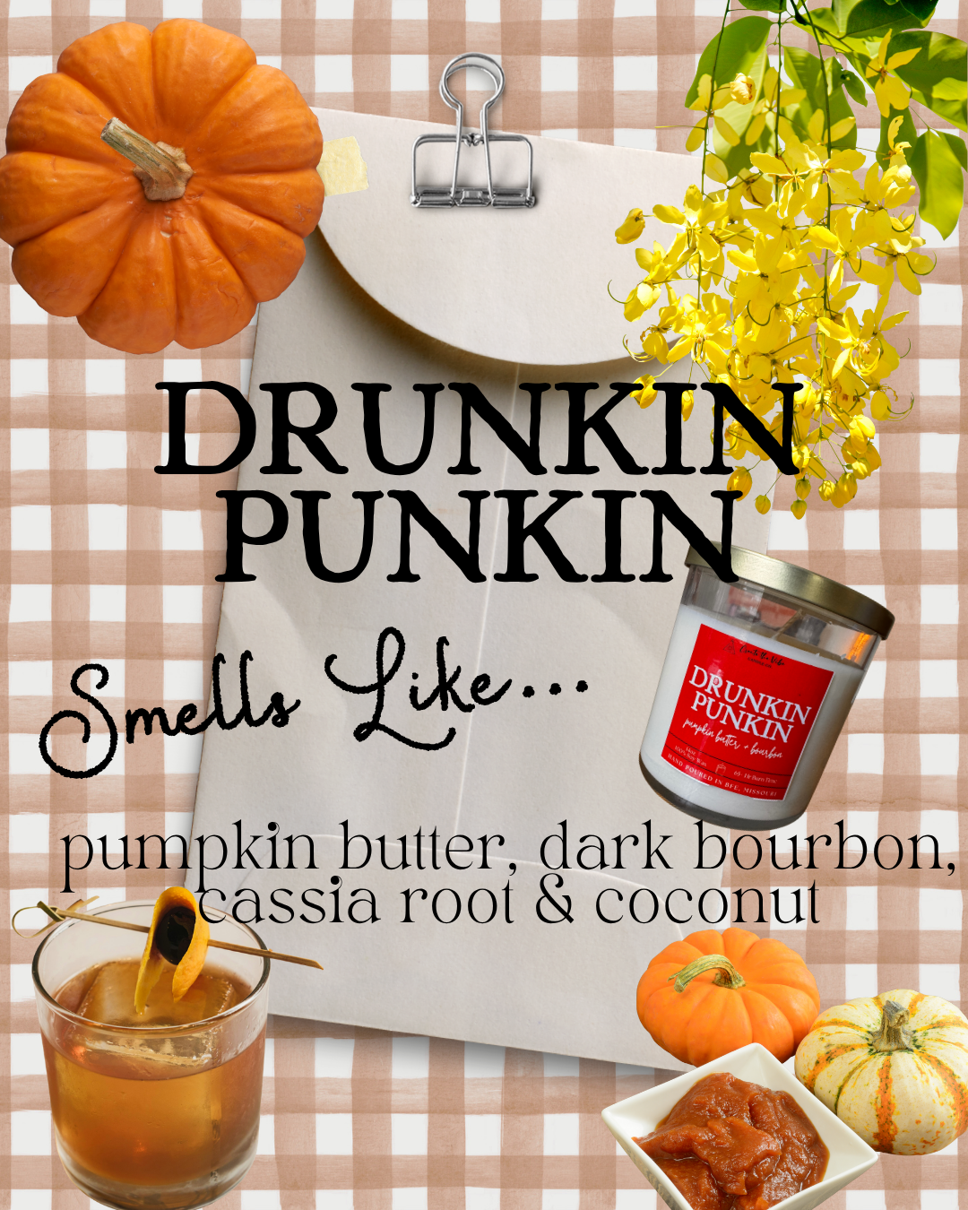 Drunkin Punkin 14oz Soy Candle