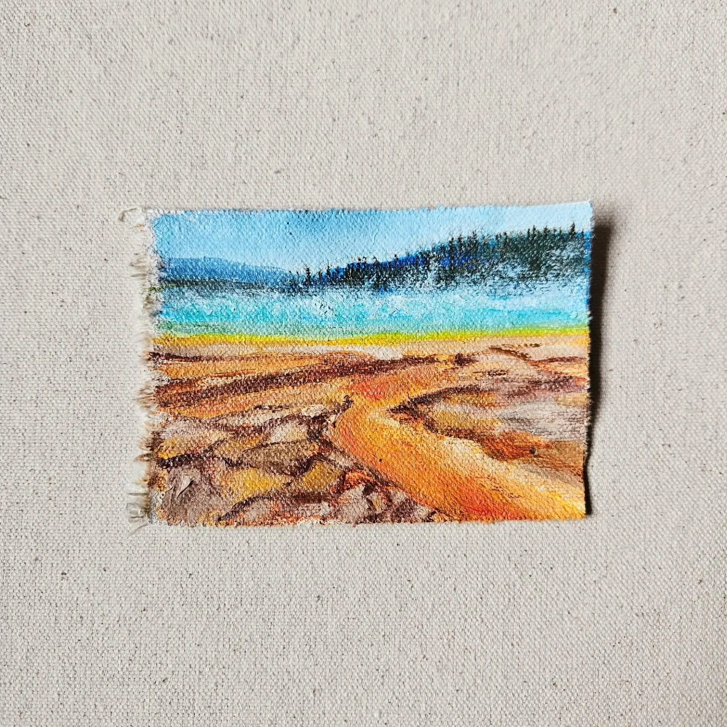 2015 - Grand Prismatic Spring Yellowstone National Park

We took a whirlwind trip across the continent together just before we got married, moving Jim from BC to NJ to finally live in the same country together 😊