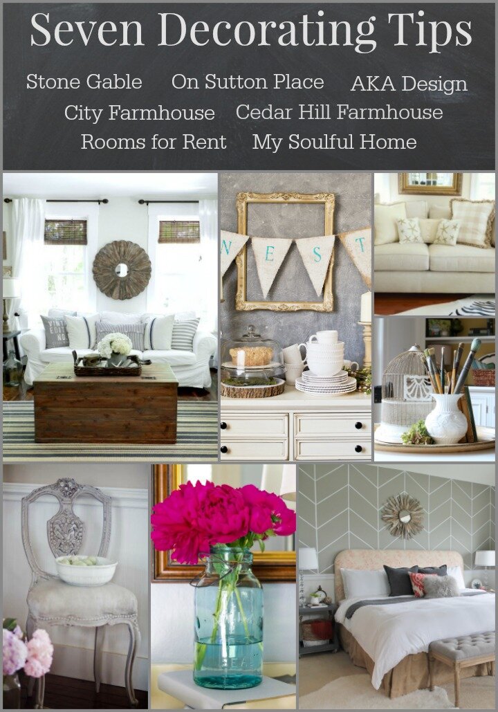 Seven Best Decorating Tips My Soulful Home - Best Home Decorating Tips