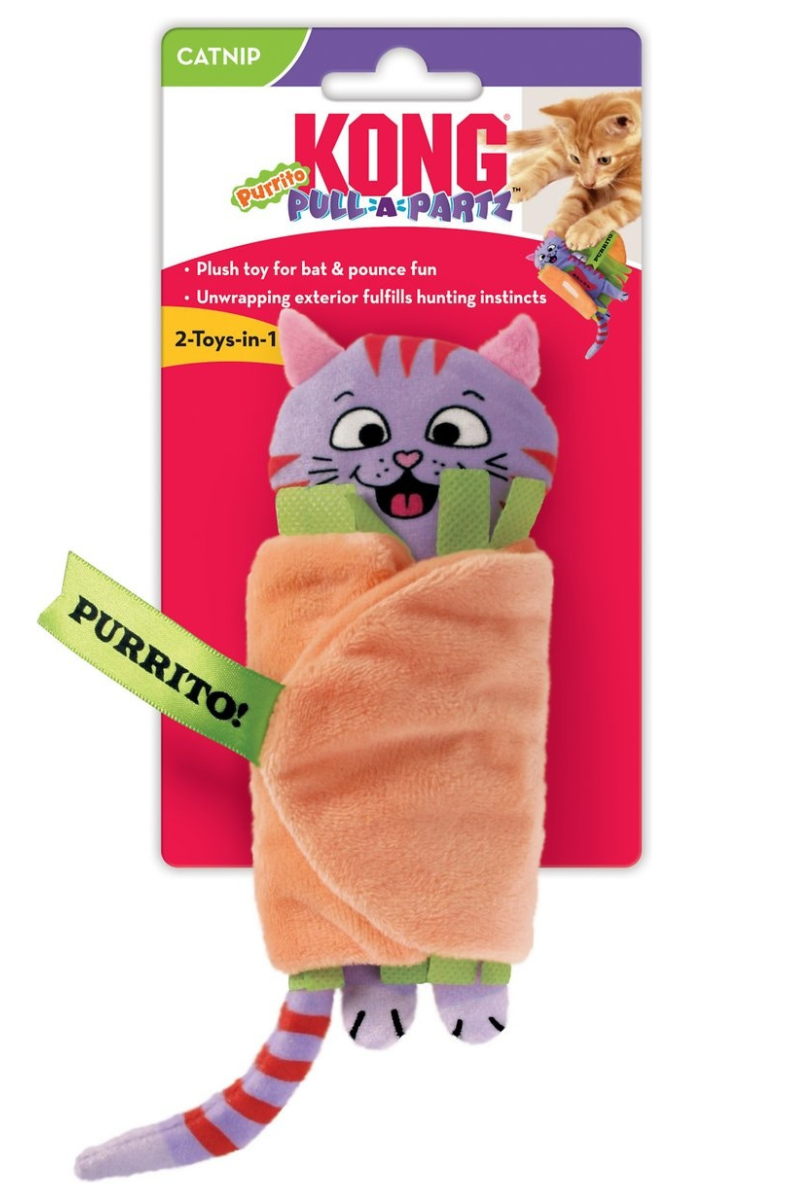 Kong Cat Toy - Pull-A-Partz Purrito