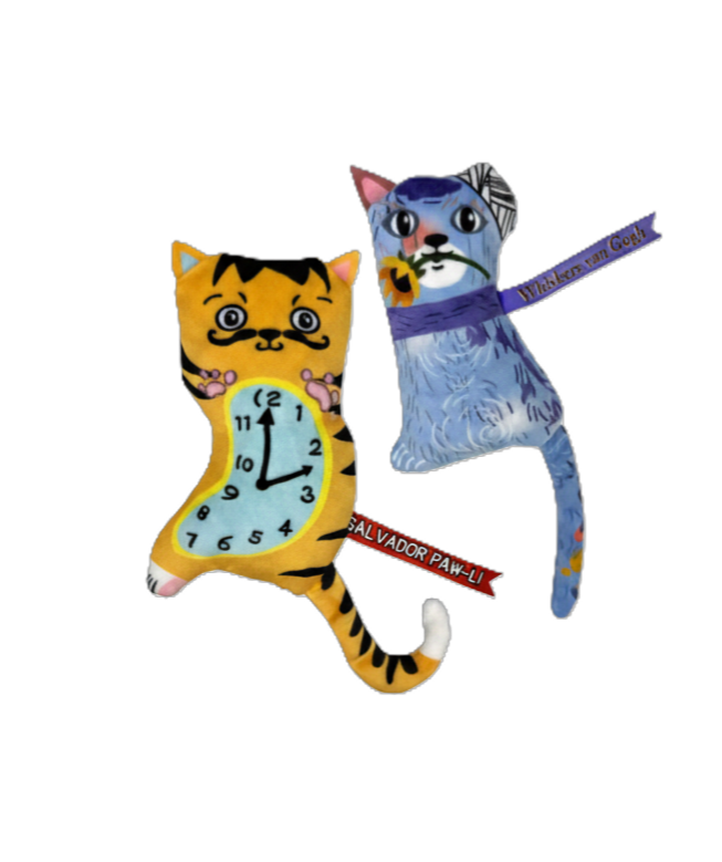 KONG® Artz Dali / Van Gogh Cat Toy 2 pk.