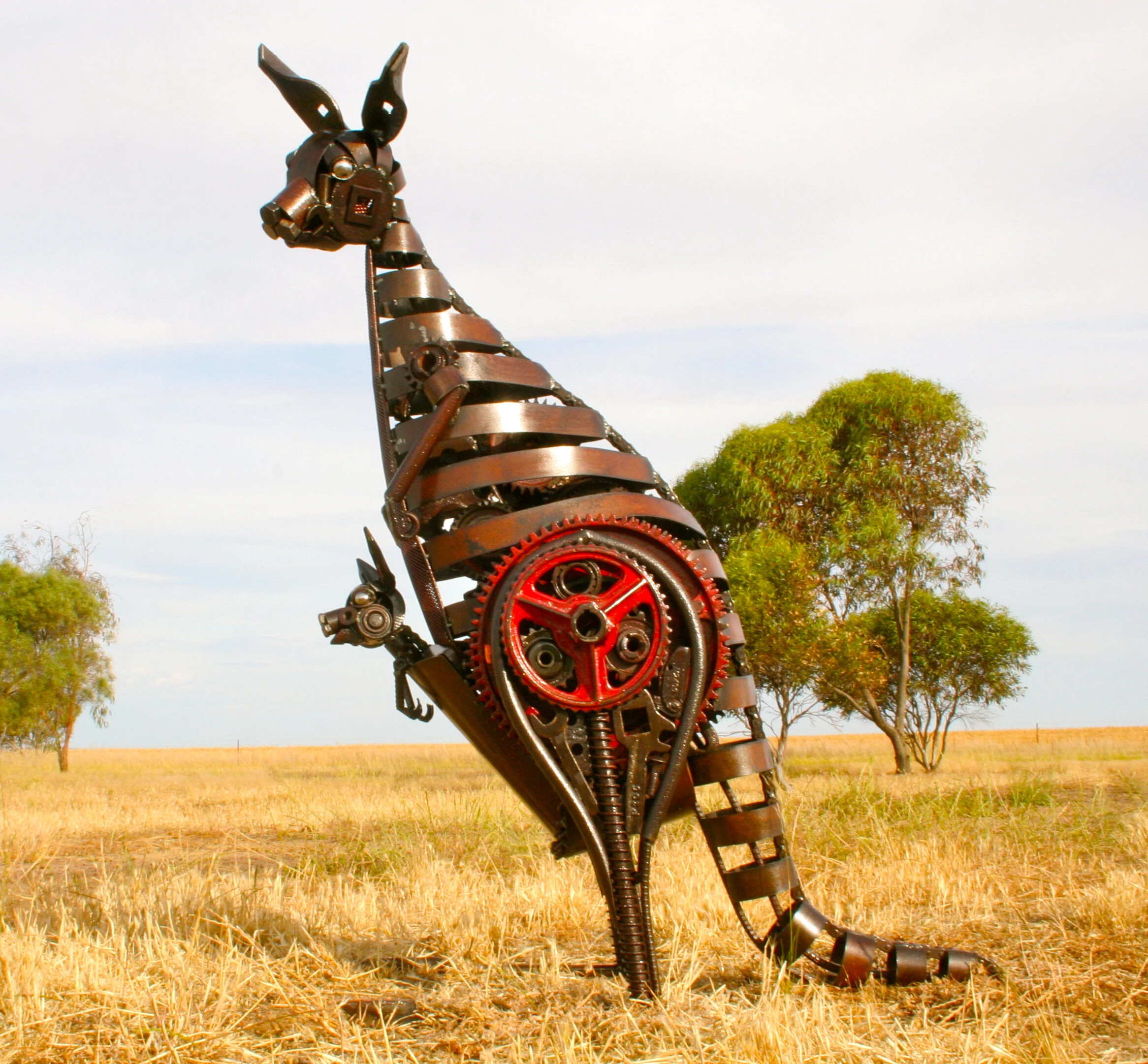 Mother and Joey Kangaroo