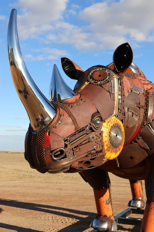 The Black Rhino — Jordan Sprigg Sculptures