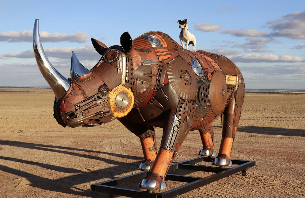 The Black Rhino — Jordan Sprigg Sculptures