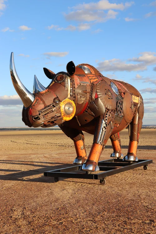 The Black Rhino — Jordan Sprigg Sculptures