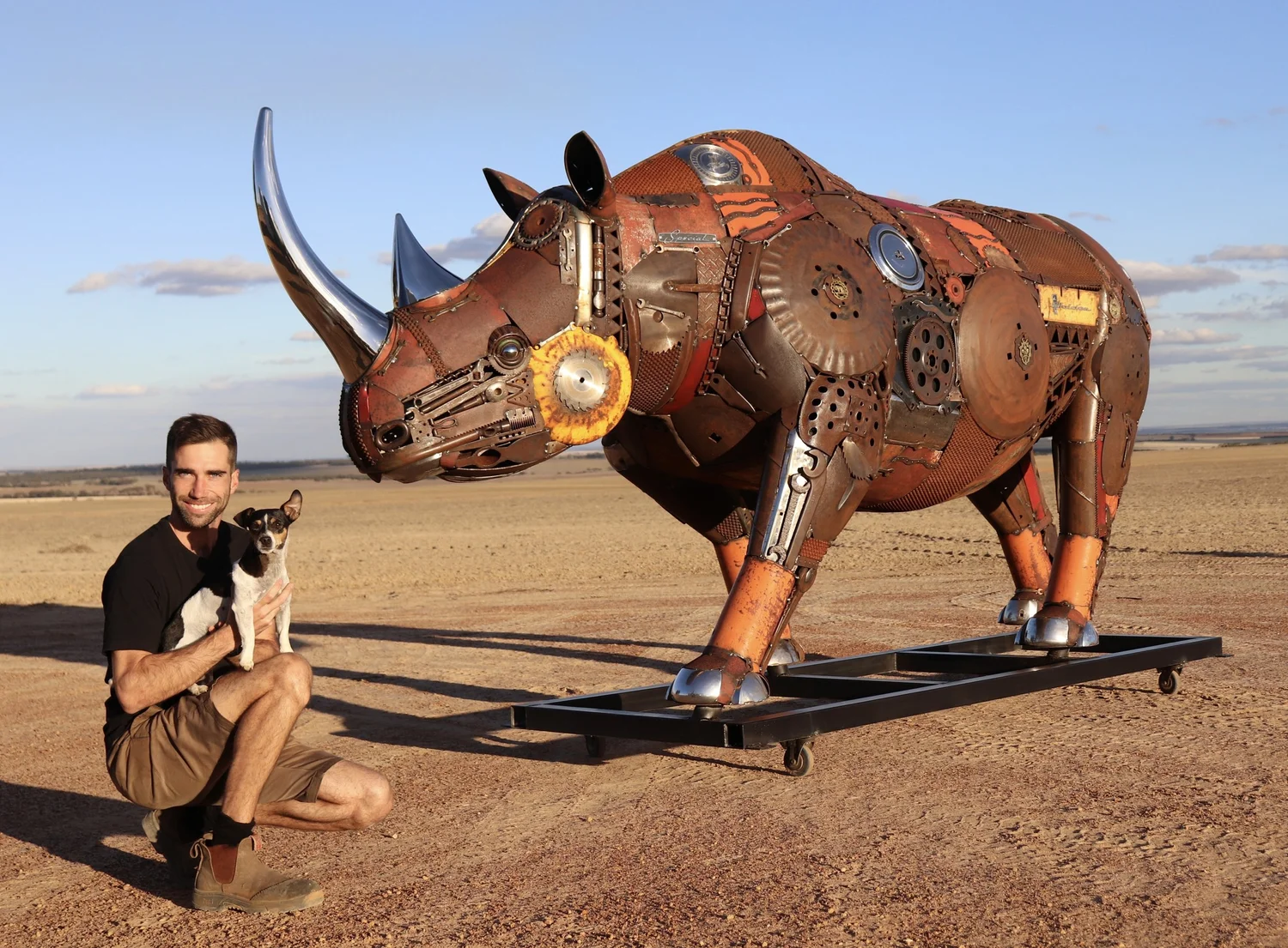 The Black Rhino — Jordan Sprigg Sculptures