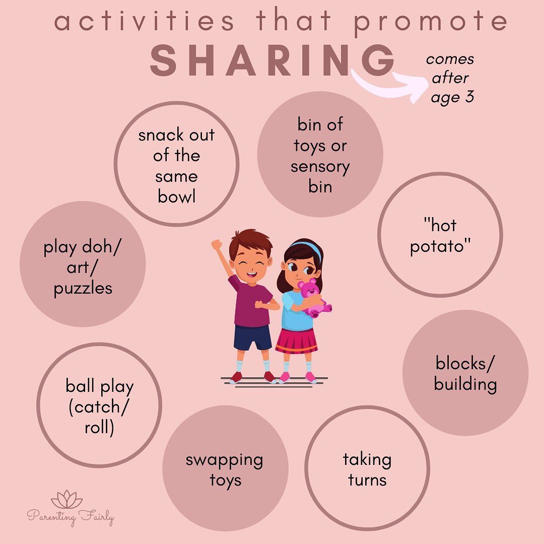 🌟Follow @parenting_fairy for positive + proactive parenting tips.

I want to hear about your kids! Tell me below👇🏽.

📖Webster&rsquo;s dictionary definition of SHARE: to partake of; to distribute to others

👦🏽👧🏼Kid definition of share: to give