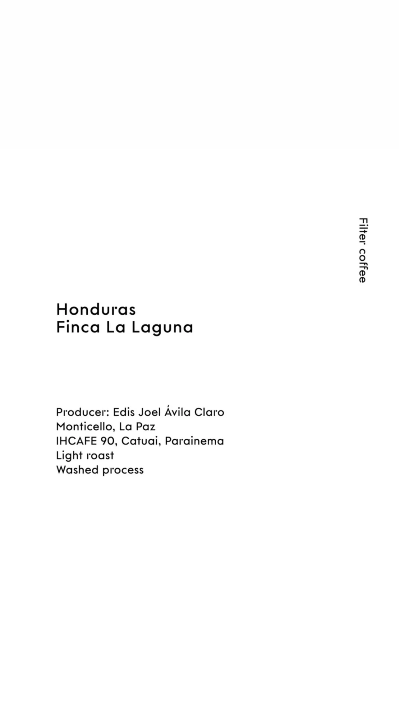 Honduras Finca La Laguna