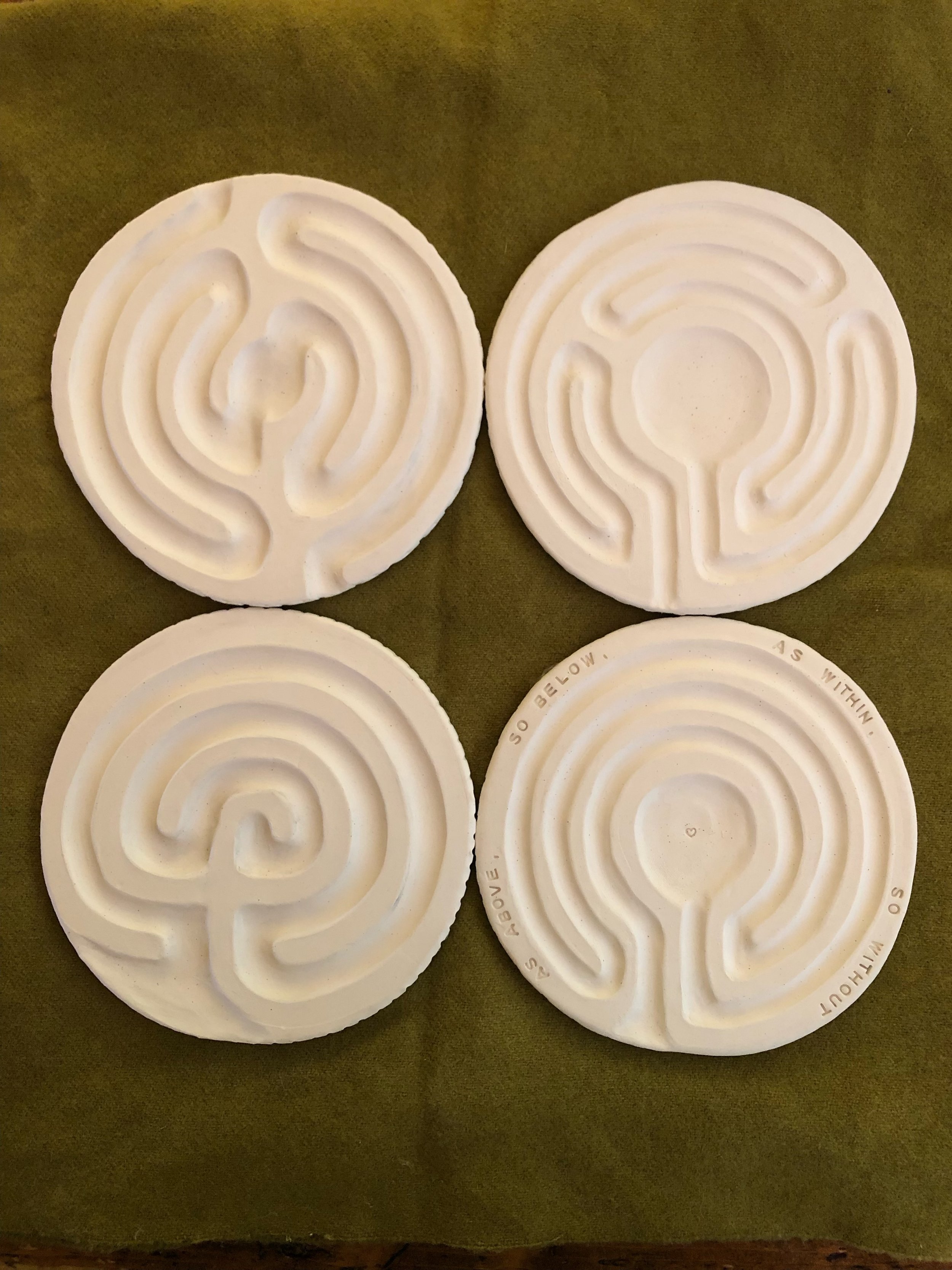 Sunday 29th March -Ceramic Meditation Labyrinth - by Lillebeart  Open Studios