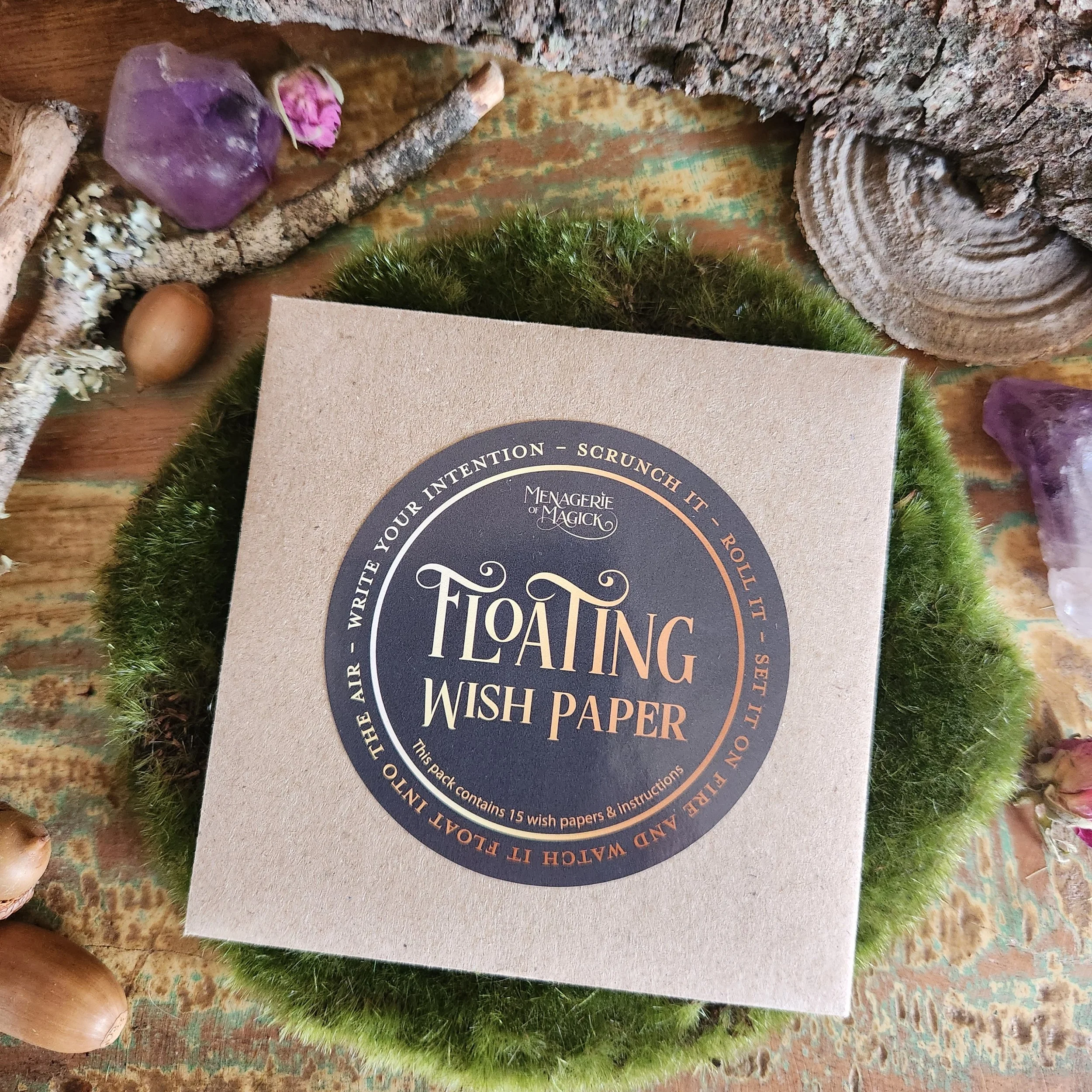 Floating Wish Paper by Rebecca Barkley