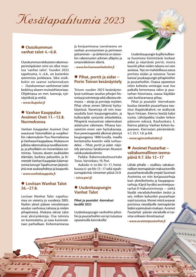 Kesätapahtumia 2023