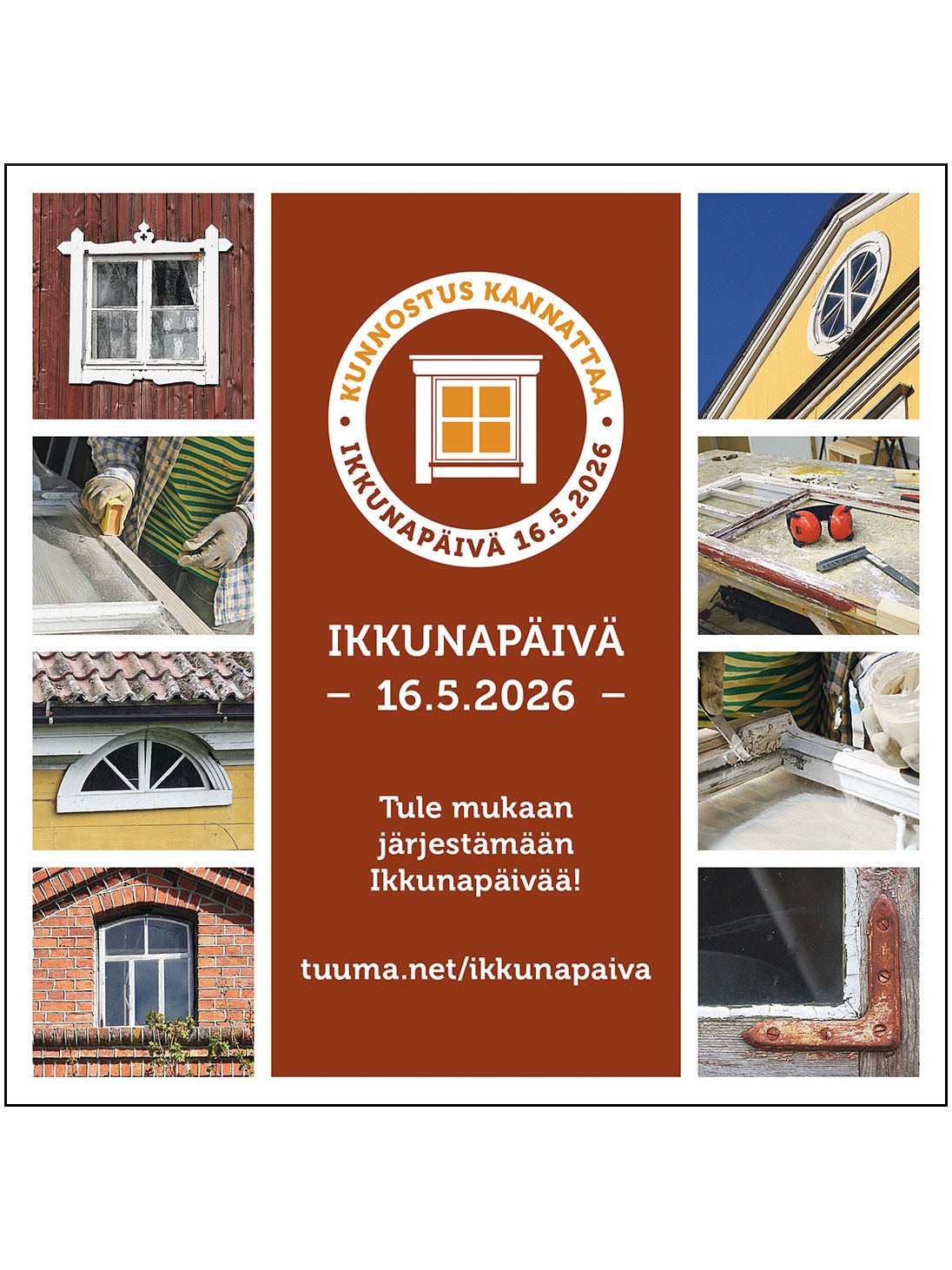 Tule mukaan Ikkunapäivään 16.5.2026