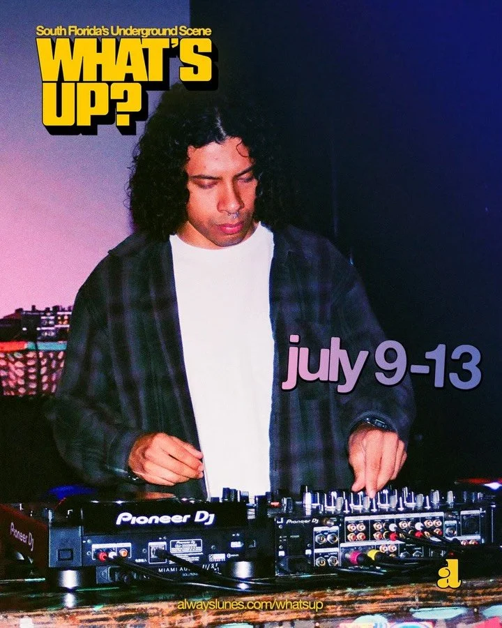 south florida summer is in full swing &amp; the underground knows it! @equinoxbooking turns four, @perreo.del.futuro (pasado) is turning one &amp; we finally have a much needed rap show! (shoutout @voidintl 🫡) 🔊 @theboomboxmiami is debuting new res
